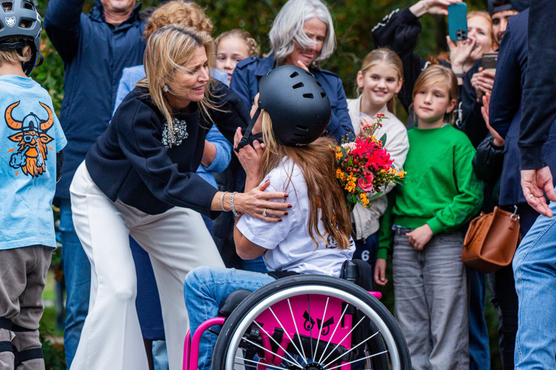 Koningin Máxima Bezoekt Oss