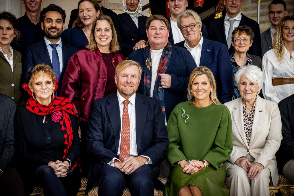 Koningspaar Luncht Met Uitblinkers Waaronder Martijn Krabbe