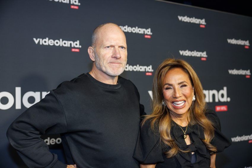 Maxim Hartman en Patty Brard op Persevent 'Vals Spel'