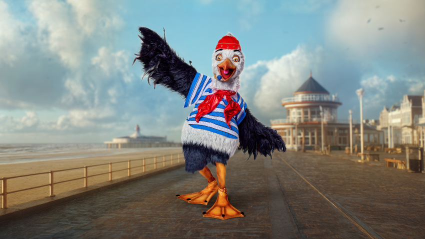 Is Frank Dane de Meeuw in The Masked Singer?