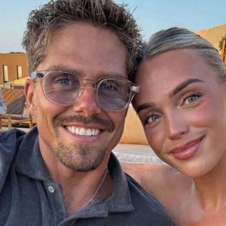 Zonsondergang Selfies Met Een Glimlach