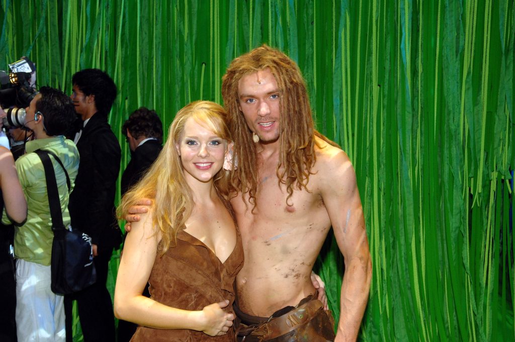 Nld/scheveningen/20070415 Premiere Tarzan, Chantal Janzen En Ron Link