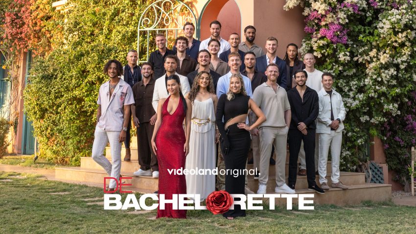De Bachelorette Groepsbeeld 3 Bachelorettes Horizontal Logo's