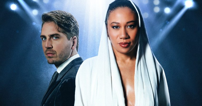 Gaia Aikman en Dorian Bindels in musical The Bodyguard