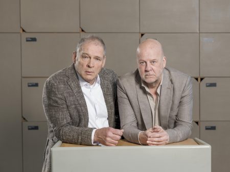 Diederik van Vleuten en Erik van Muiswinkel. Foto: Merlijn Doomernik