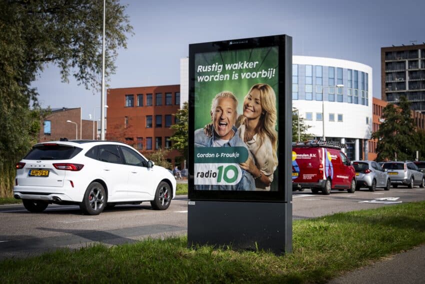 Froukje de Both en Gordon met Radio 10 ANP