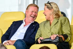 Ronald Koeman en Bartina in 2022 Getty