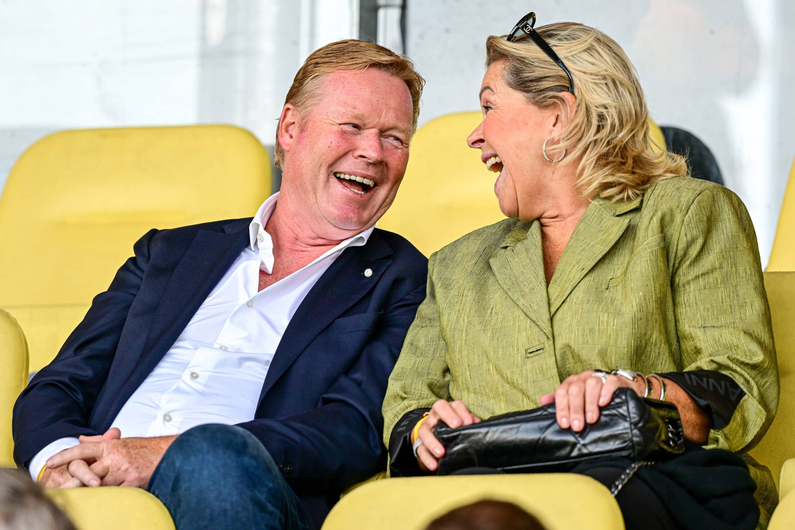Ronald Koeman en Bartina in 2022 Getty