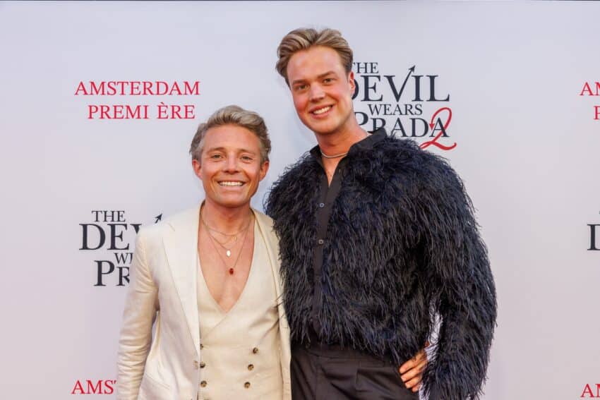 Joshua Luza en vriend ANP