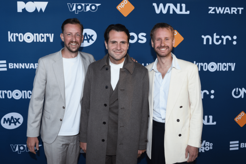 Stijn Van Vliet, Tobias Camman En Daan Boom Tijdens De Seizoenspresentatie Van De Npo (anp)