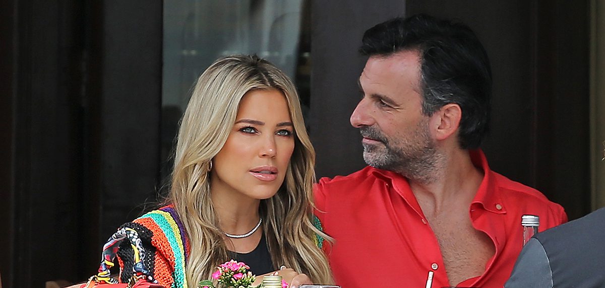 Exclusive: Sylvie Meis And FiancÃ© Niclas Castello Can't Keep Their Hands Of Each Other During A Colorful Lunch At Il Pastaio In Beverly Hills, Ca