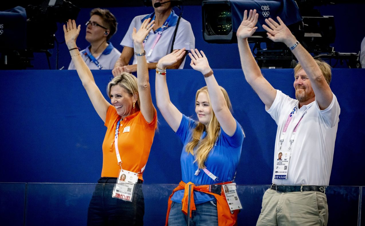 Koning Willem-Alexander, koningin Máxima en prinses Amalia